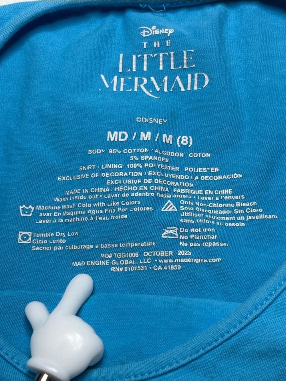 Disney The Little Mermaid Ariel Tulle Dress - Size M (8)